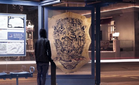 The Tattooed Cow Skin