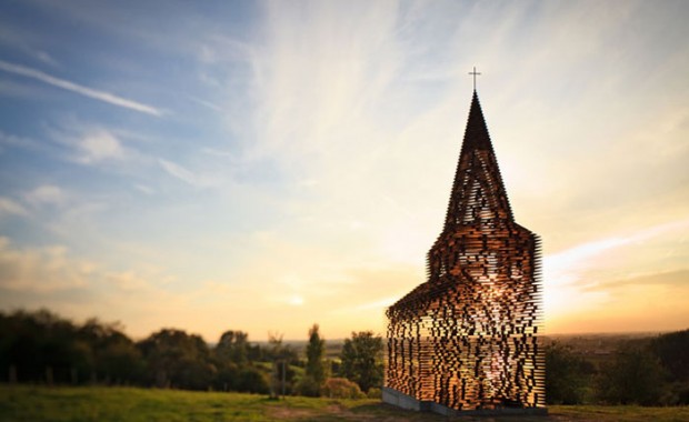Transparent Steel Church